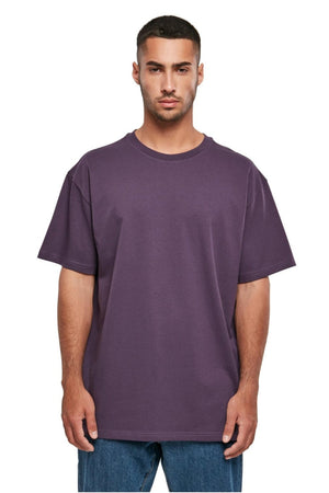Pesado Oversized Camiseta - Noche morada
