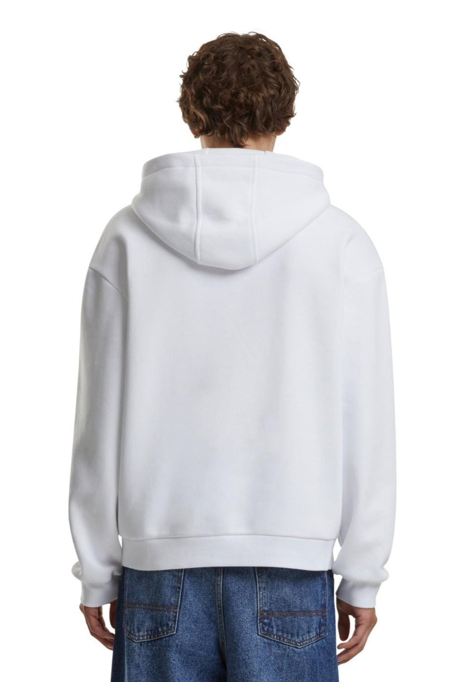 Camete de la sudadera con capucha cotidiana - White
