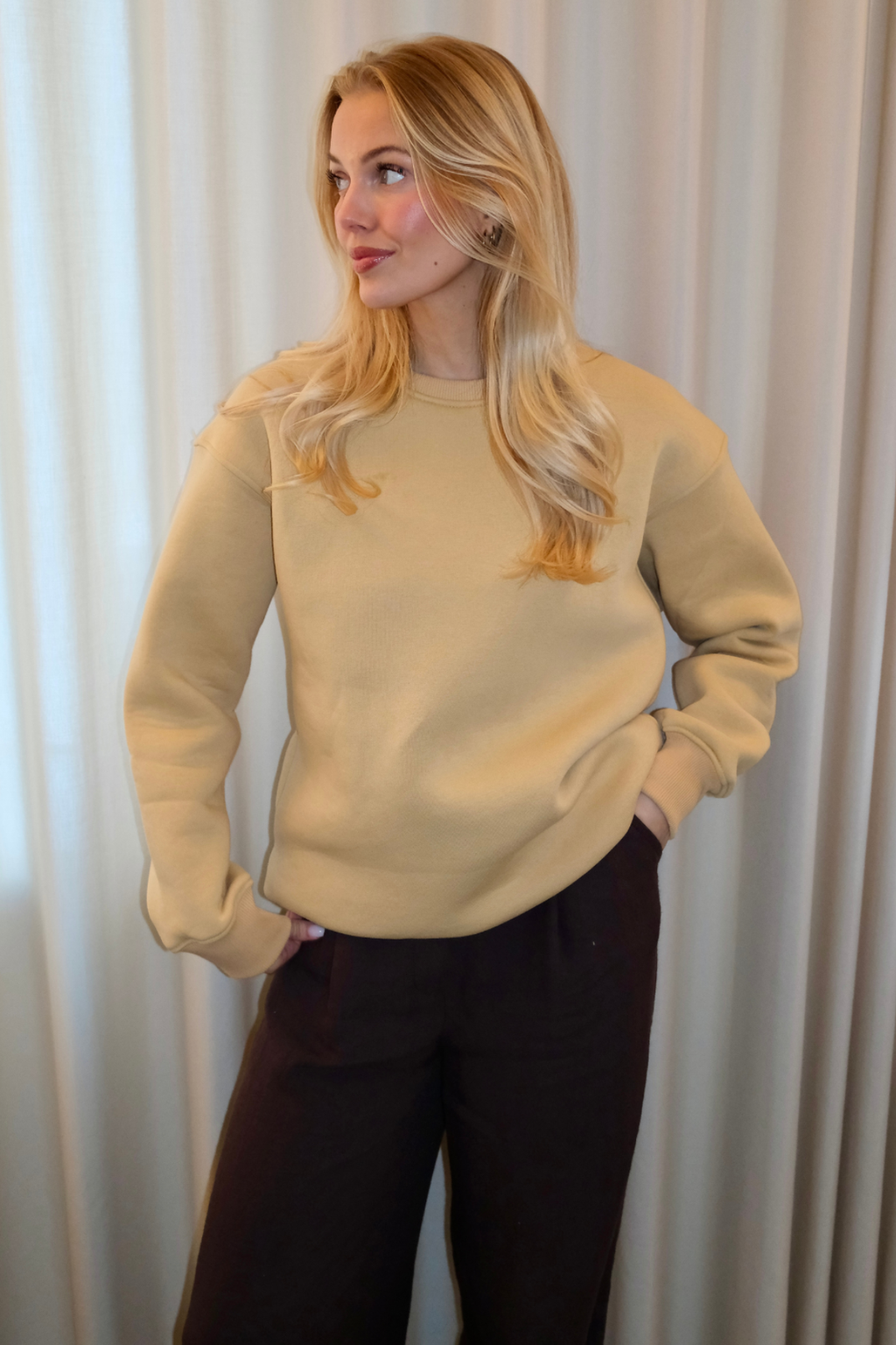 Sudadera alina - arena