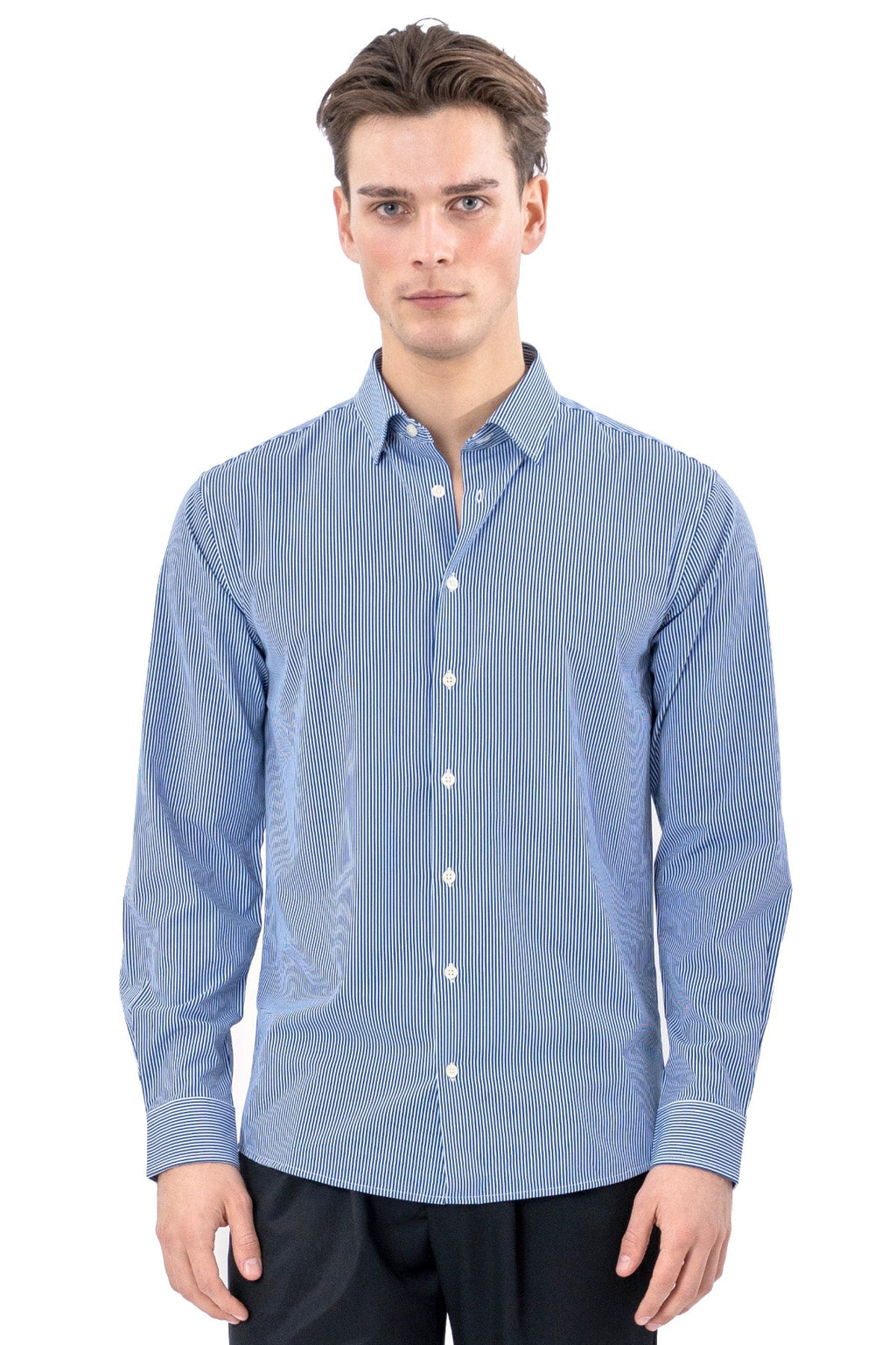 The Original Premium Performance Camisa - Blanco/Azul marino