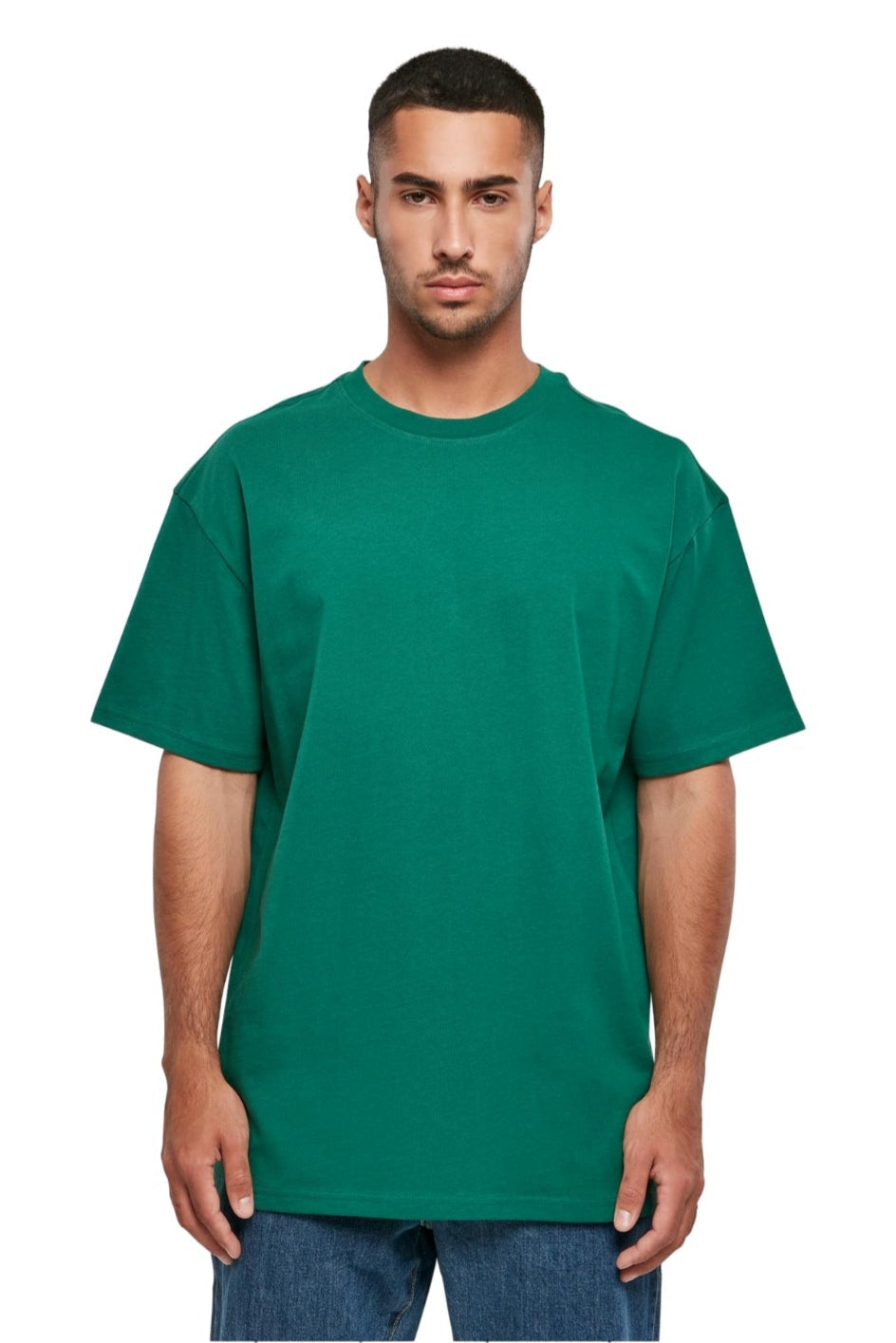 Pesado Oversized Camiseta - Verde