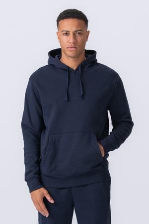 Sudadera con capucha esencial - Azul marino