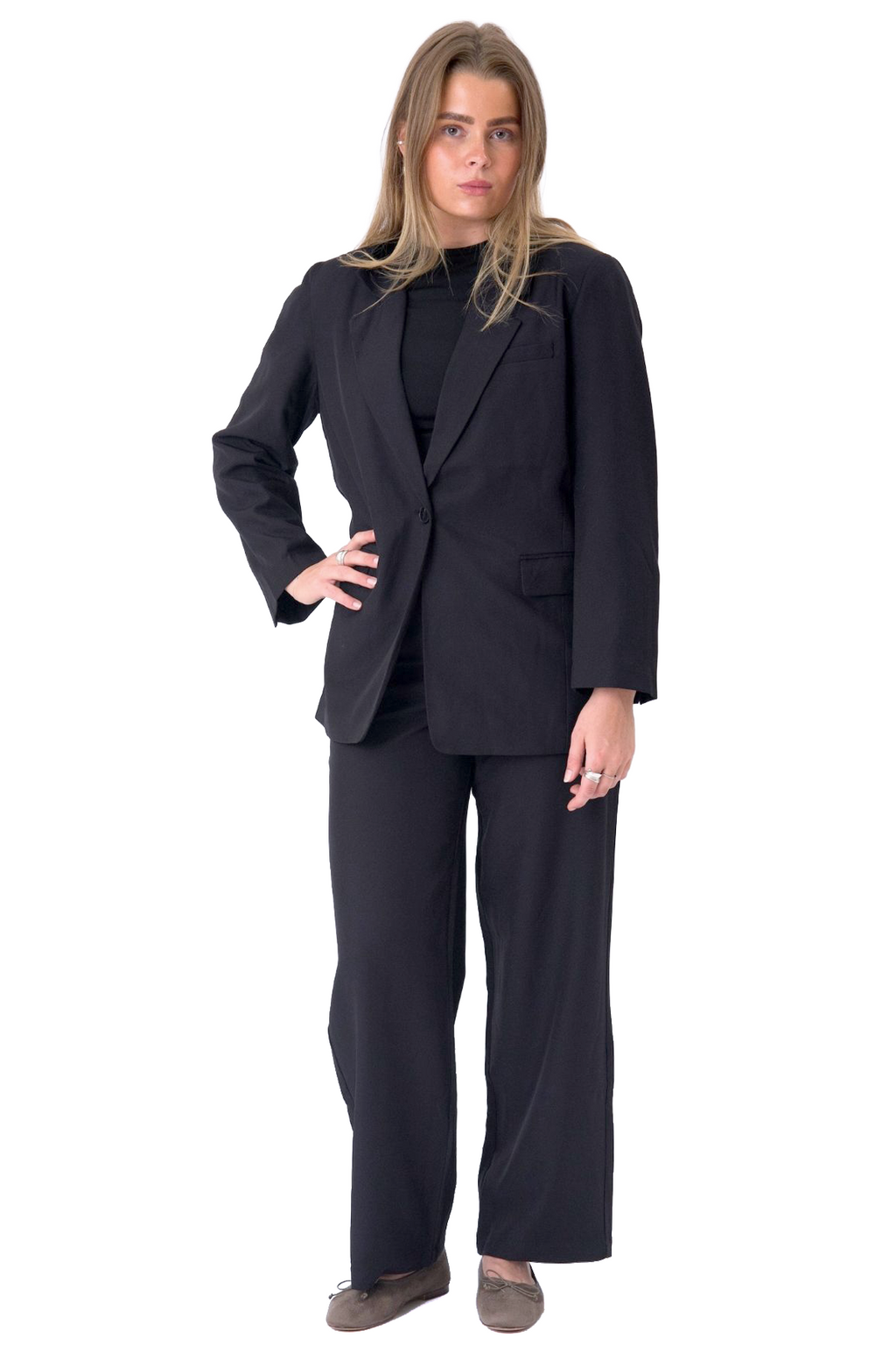 Traje de gran tamaño (negro) - paquete de ofertas