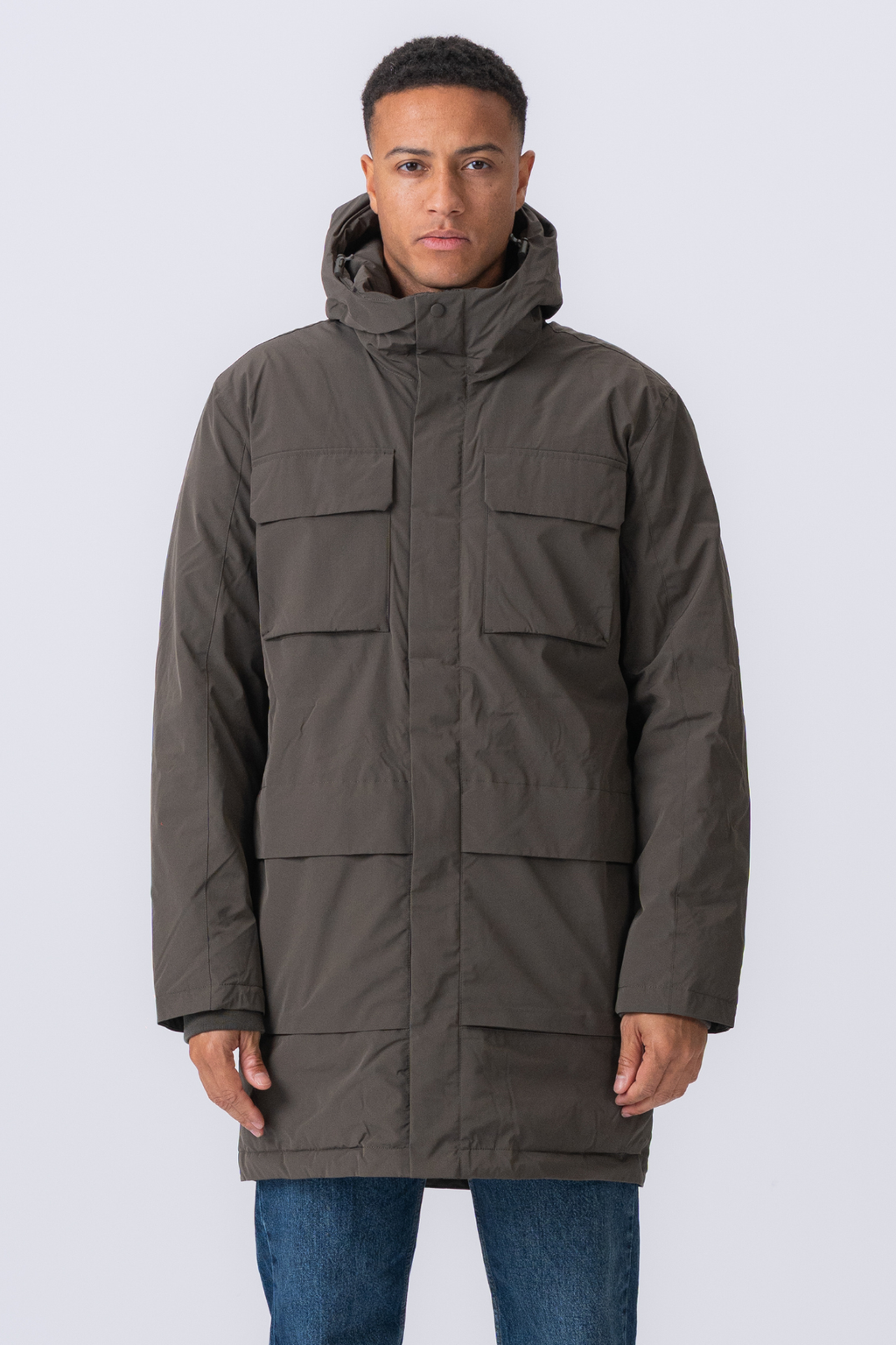 Chaqueta parka de Edmund Long - Negro