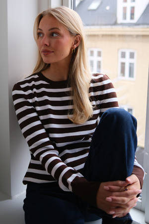 Maja Striped Shirt - Brown