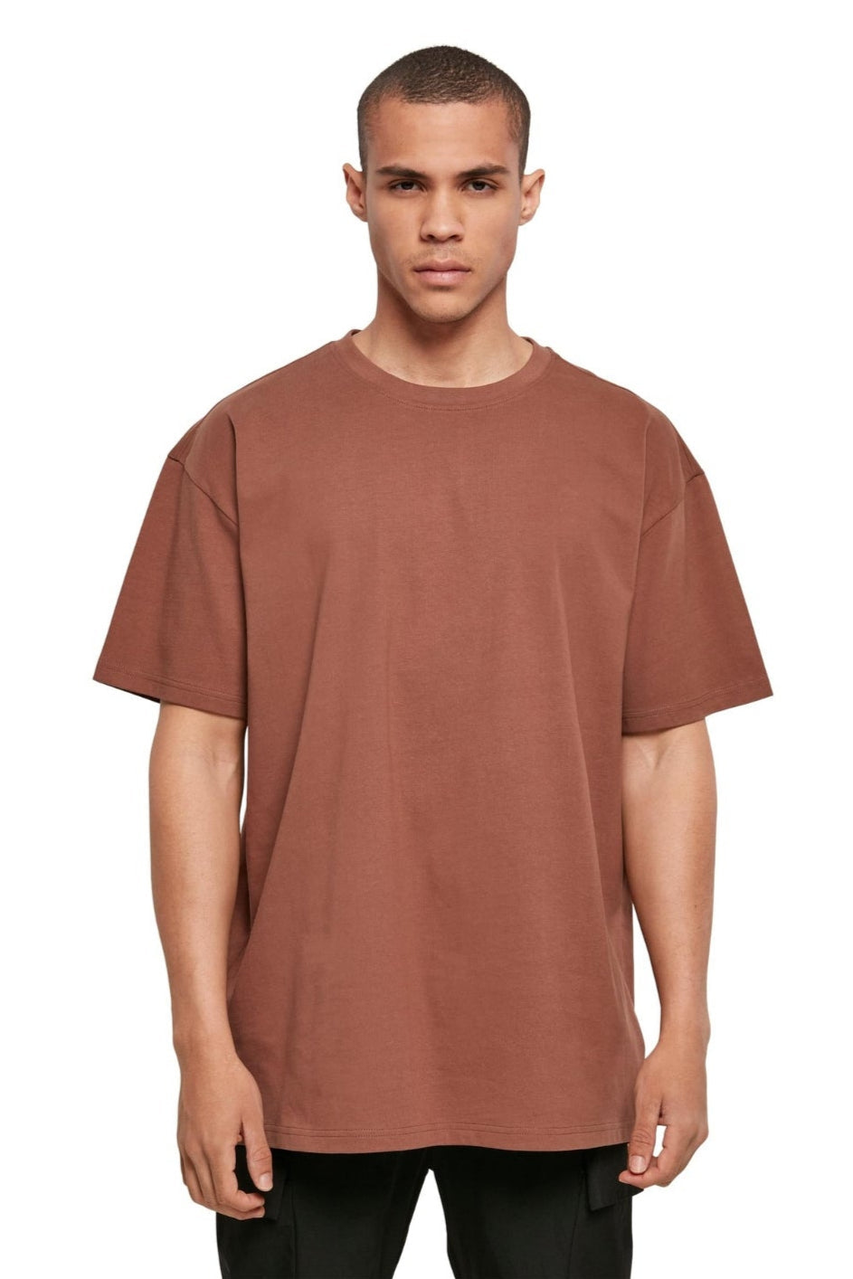 Pesado Oversized Camiseta - corteza