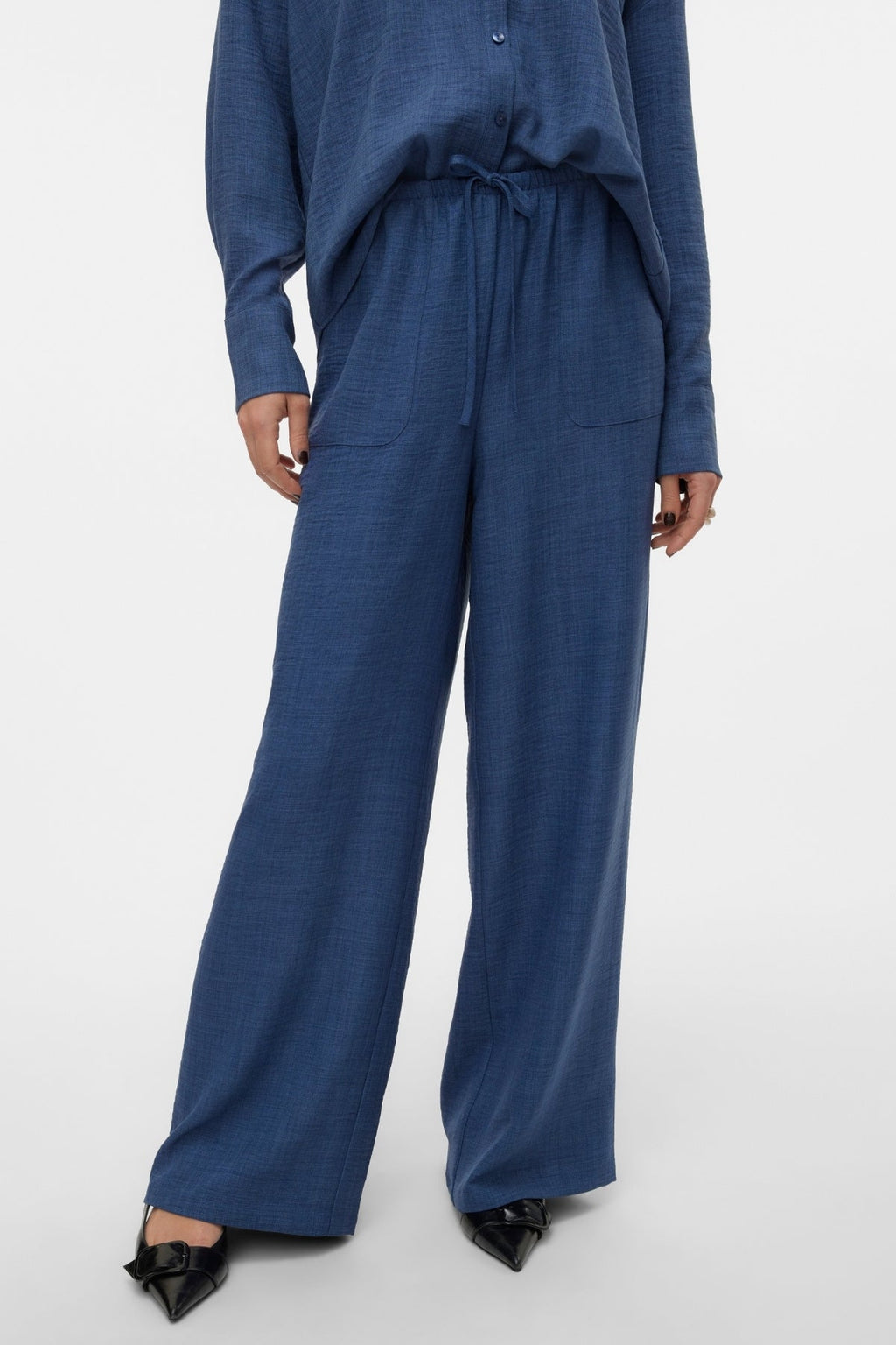 Melaney Loose Pant - Blazer azul marino