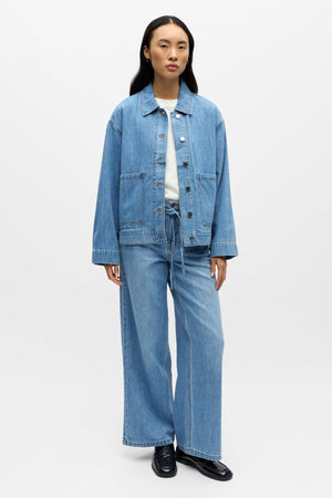 Sobrecamisa Rosie - Denim Azul Claro