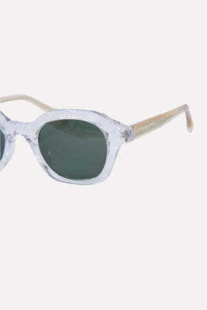 Amelia Sunglasses - Transparent-Green