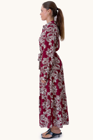 Lola Dress - Burgundy