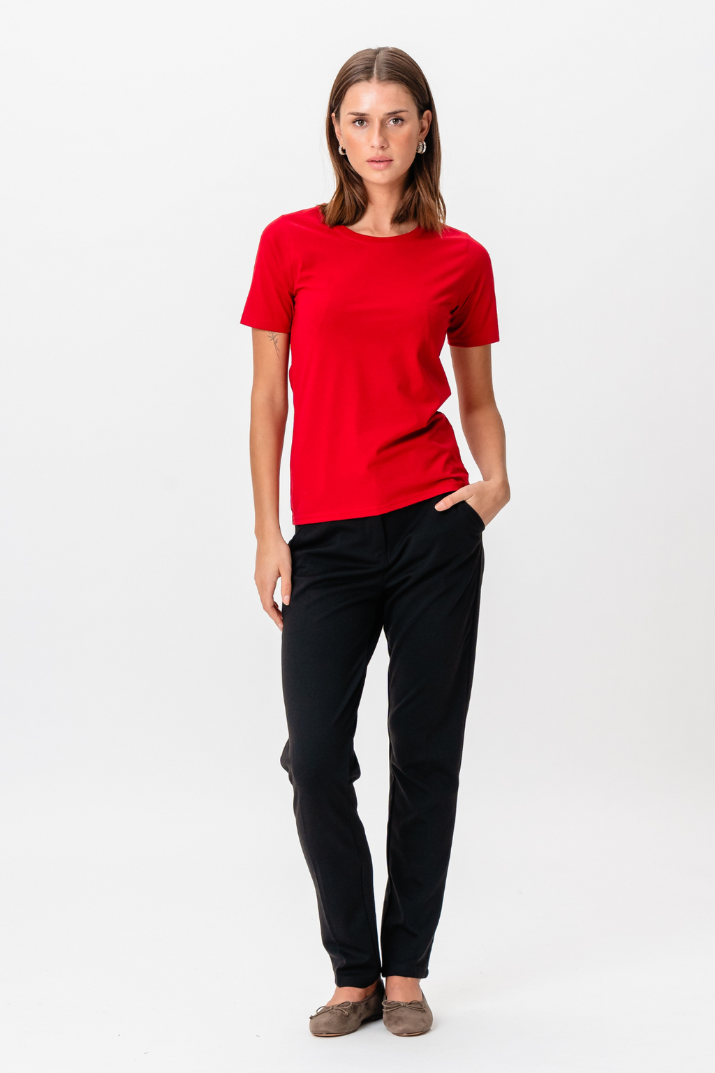 Camiseta básica - rojo