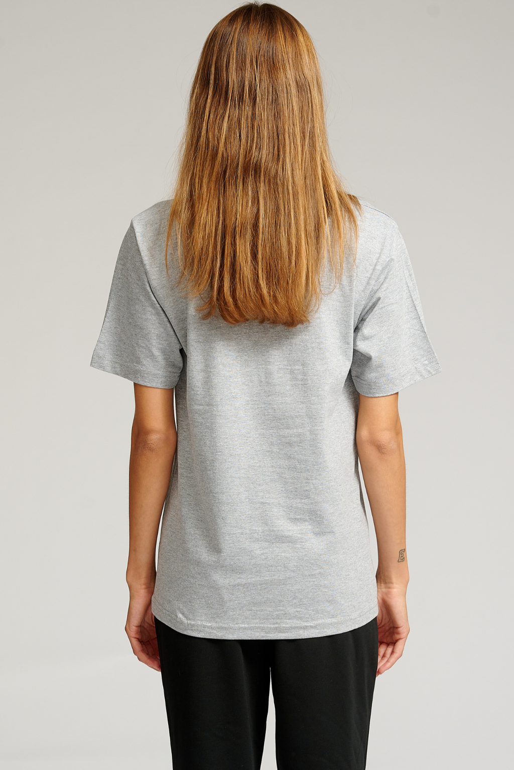 Camiseta de gran tamaño - Melange gris
