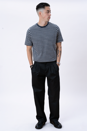 Nørregade Stripe - Mottled Black-Gray