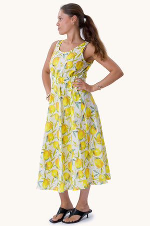 Celine Dress - Lemon