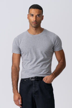 Camiseta muscular - gris claro