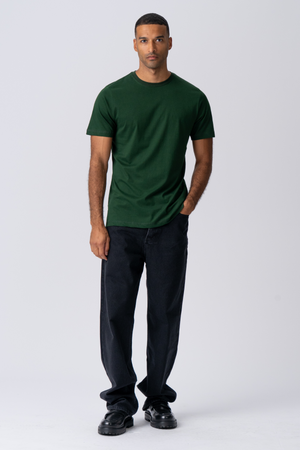 Basic Camiseta - Verde oscuro