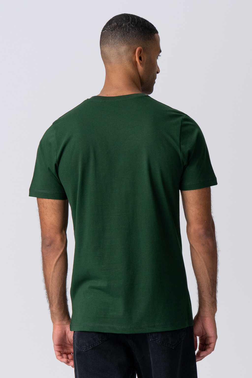 Basic Camiseta - Verde oscuro