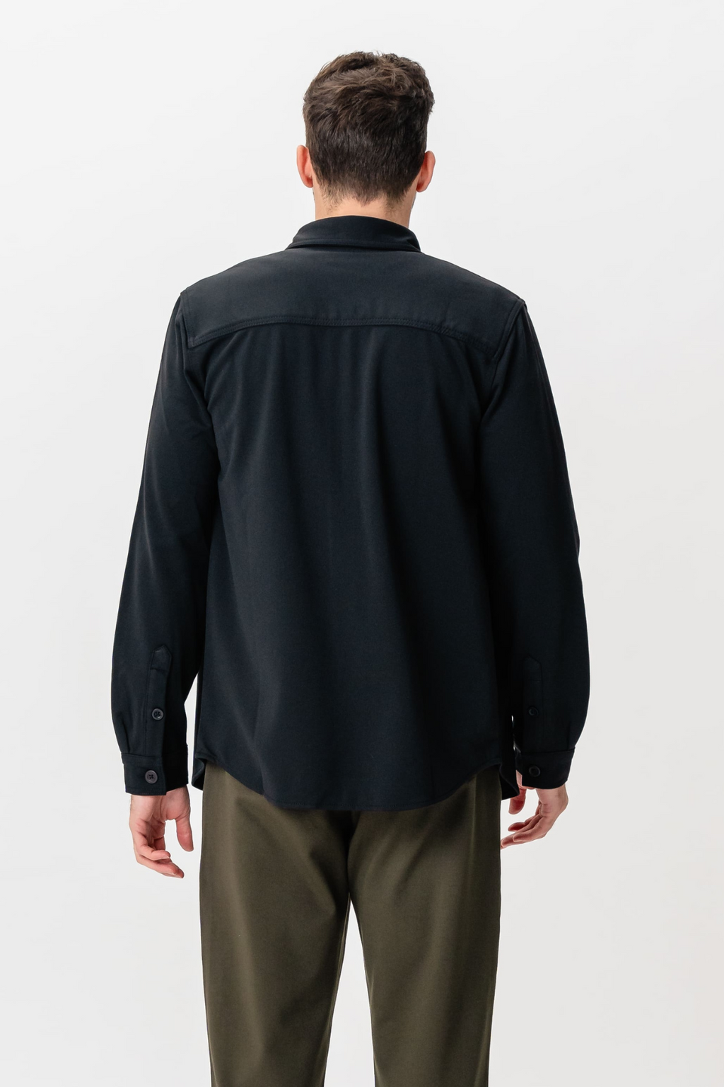 Performance Regular Overshirt - Negro