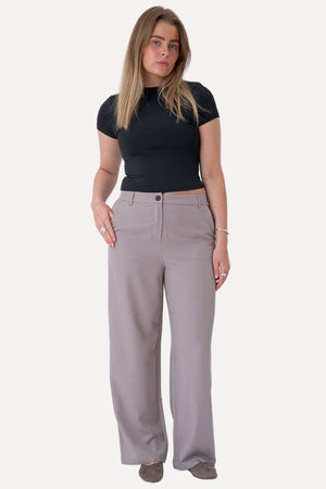 Pantalones clásicos de traje - gris