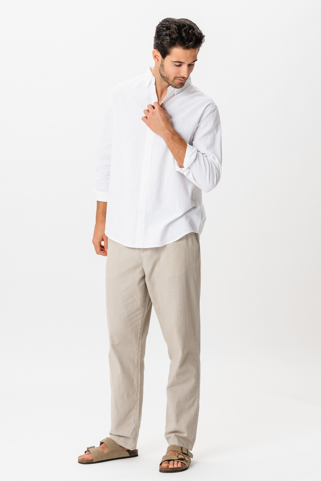 Linen Pants - Sand