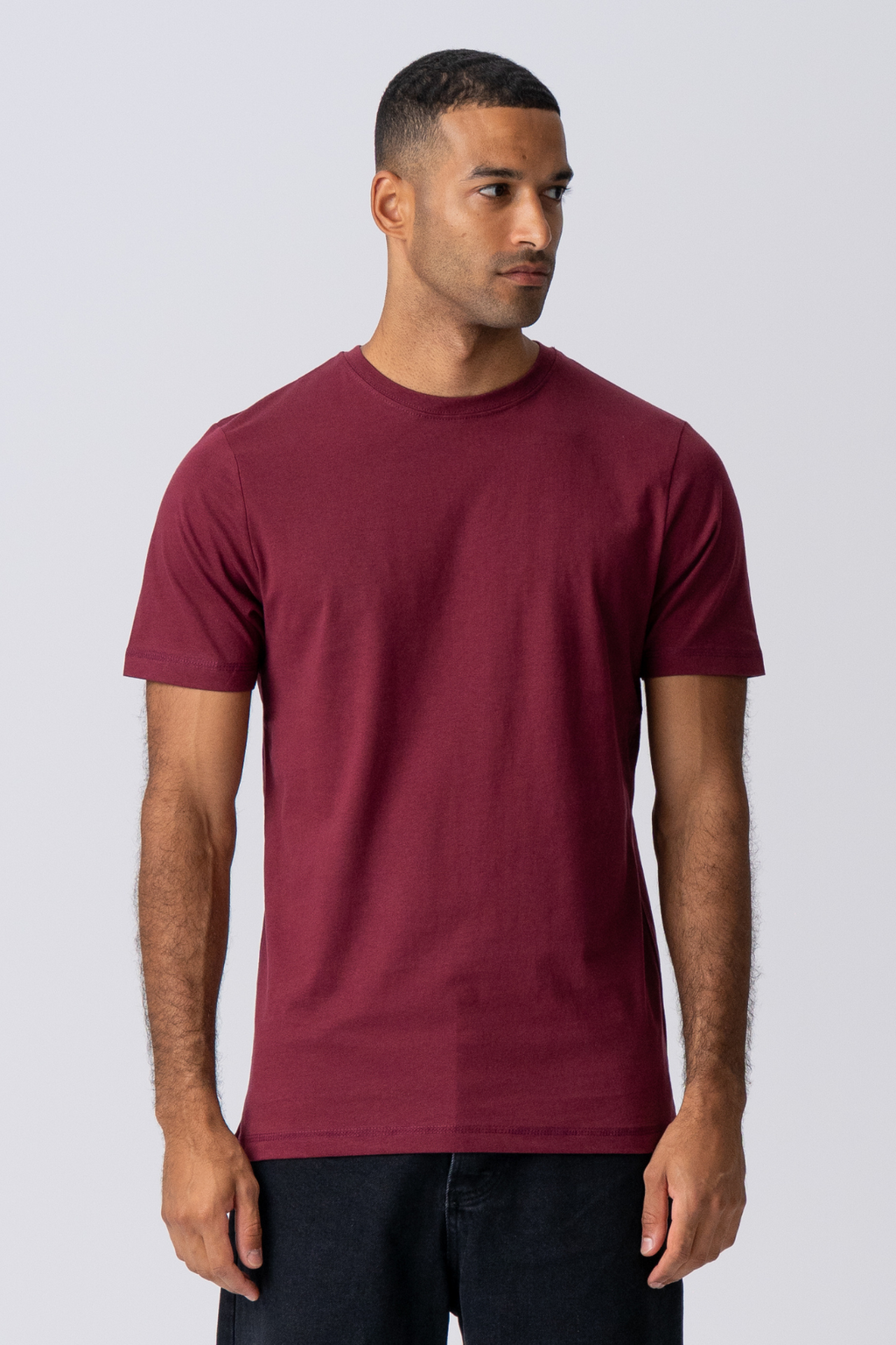 Basic Camiseta - Burdeos