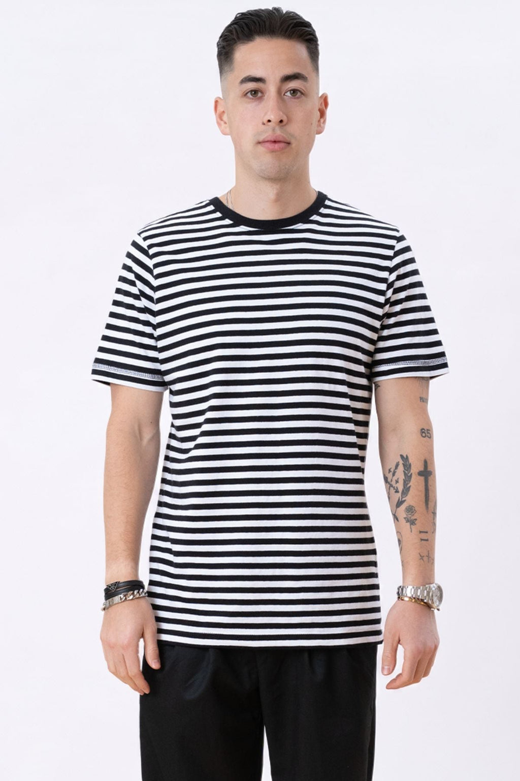 Nørregade Stripe - Black-White