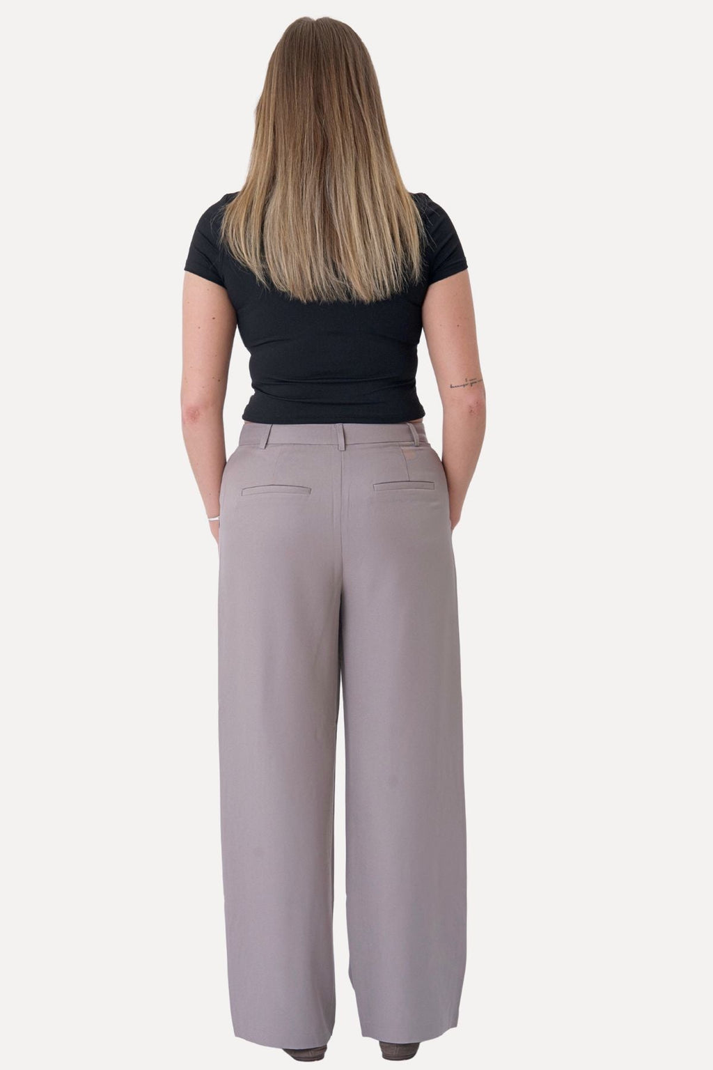 Pantalones clásicos de traje - gris