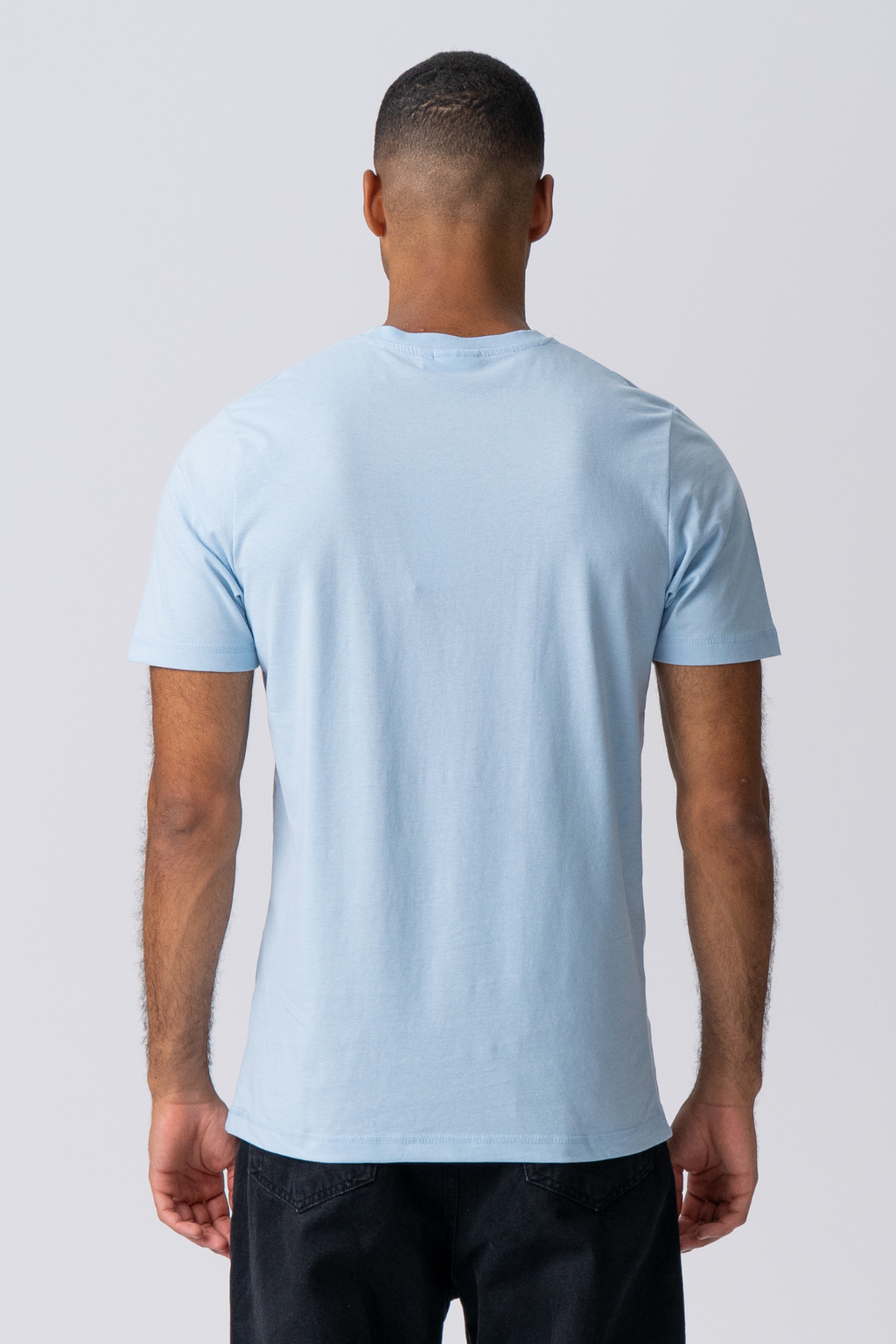 Basic Camiseta - Azul claro