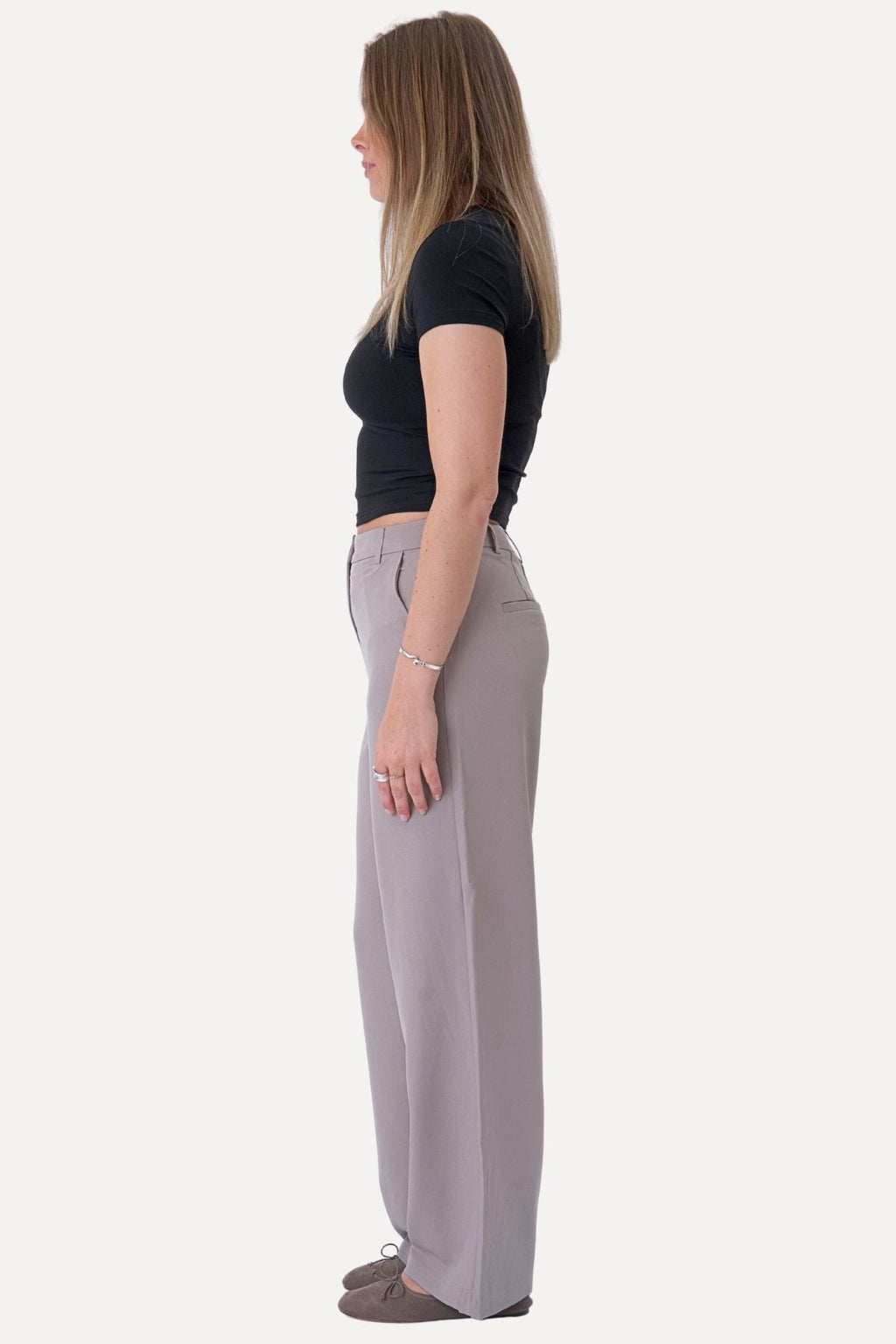 Pantalones clásicos de traje - gris