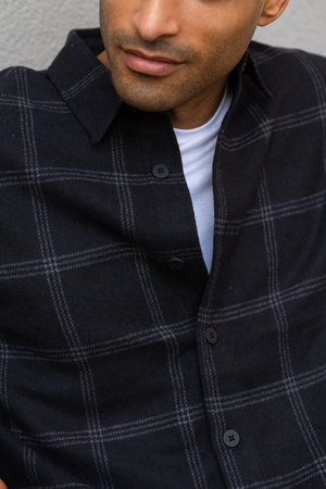 Overshirt Tristan - Marina oscura