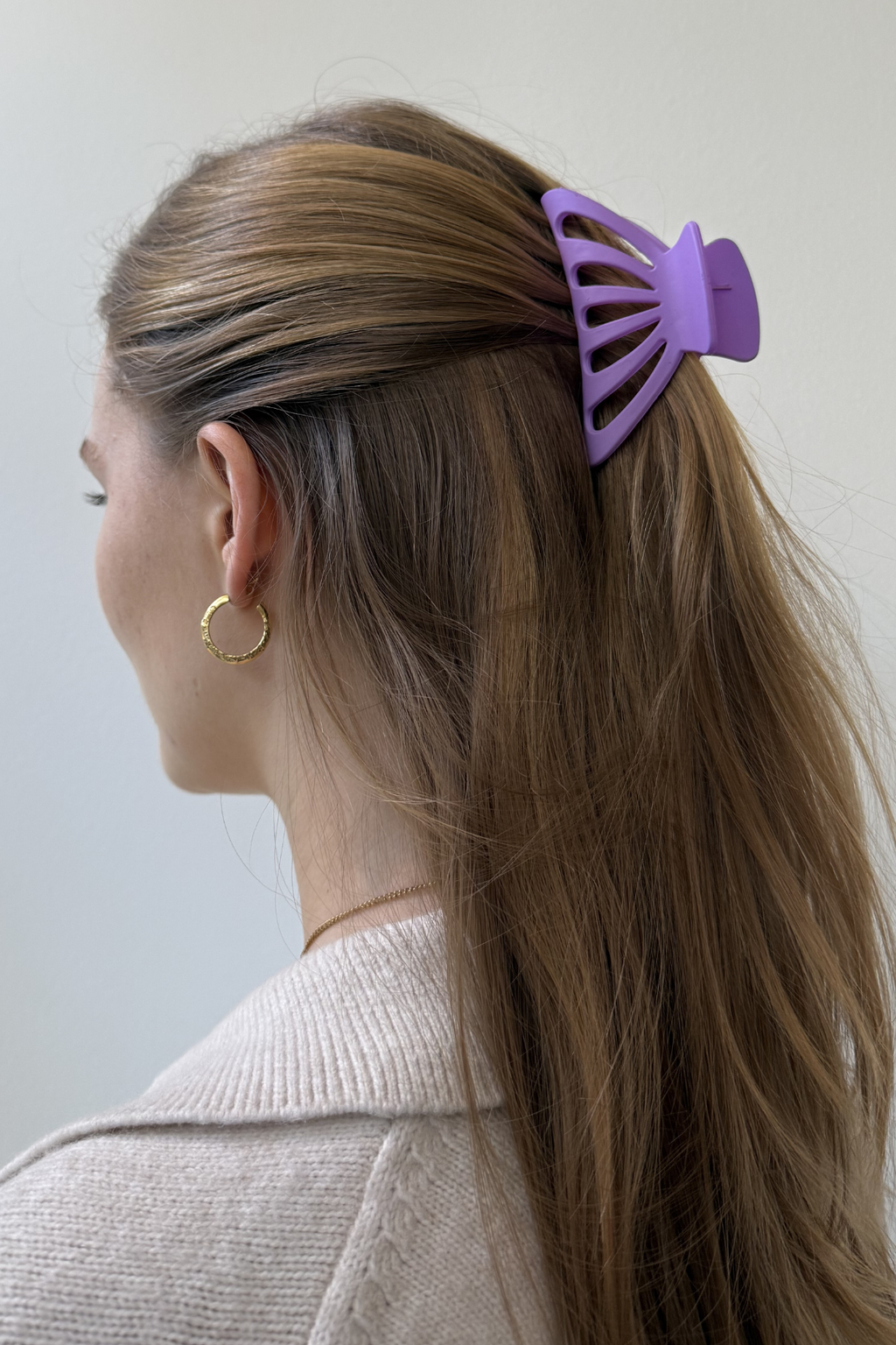 Clip de garra hueca - púrpura