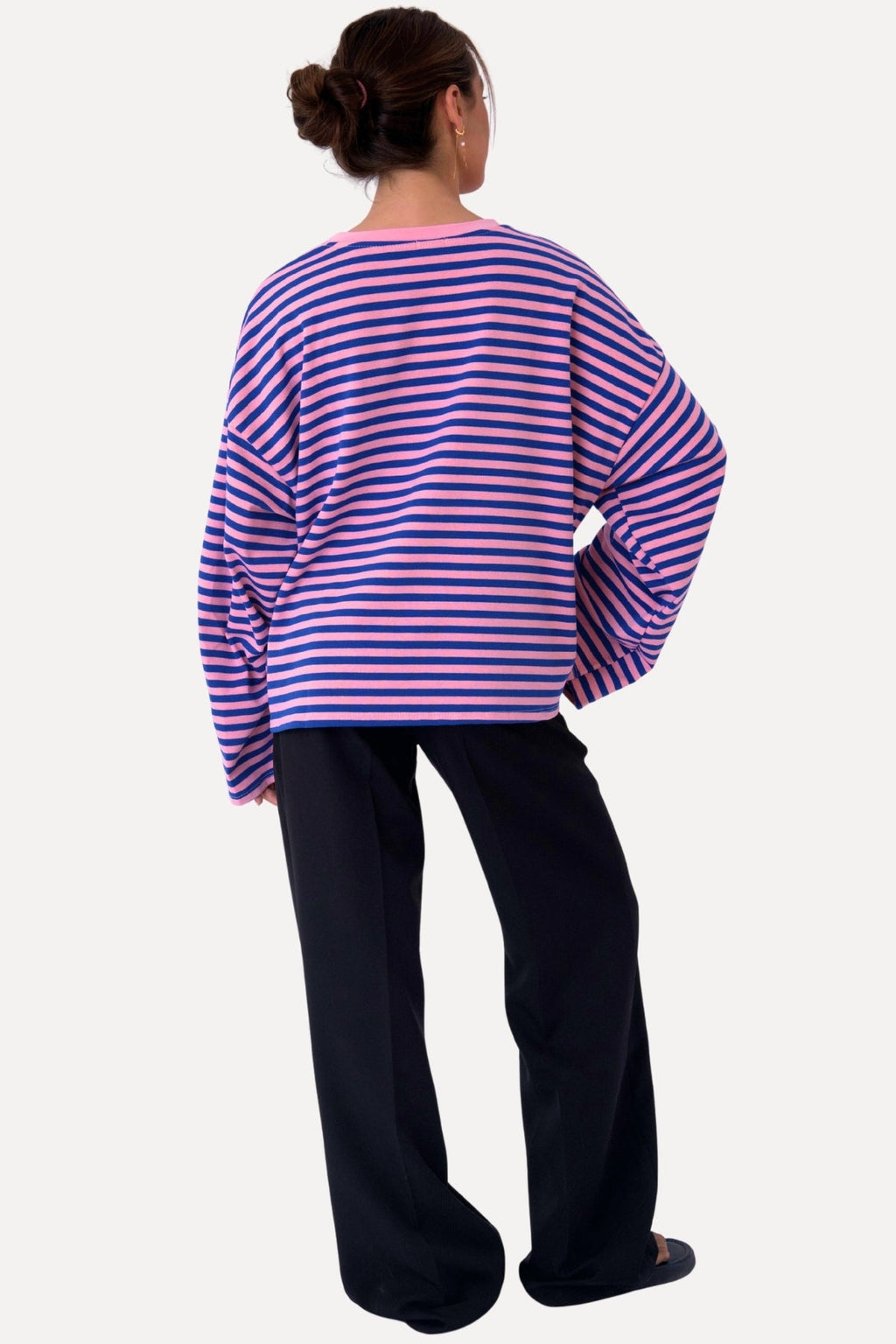 Blusa Cleo - Azul/Rosa
