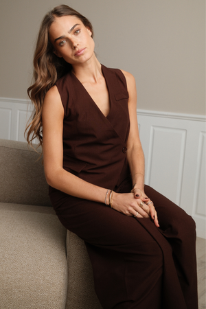 Chaleco de Melissa - Brown