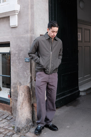 Short Zip Jacket - Dark Green