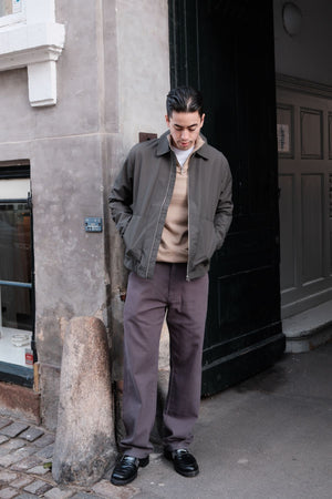 Short Zip Jacket - Dark Green