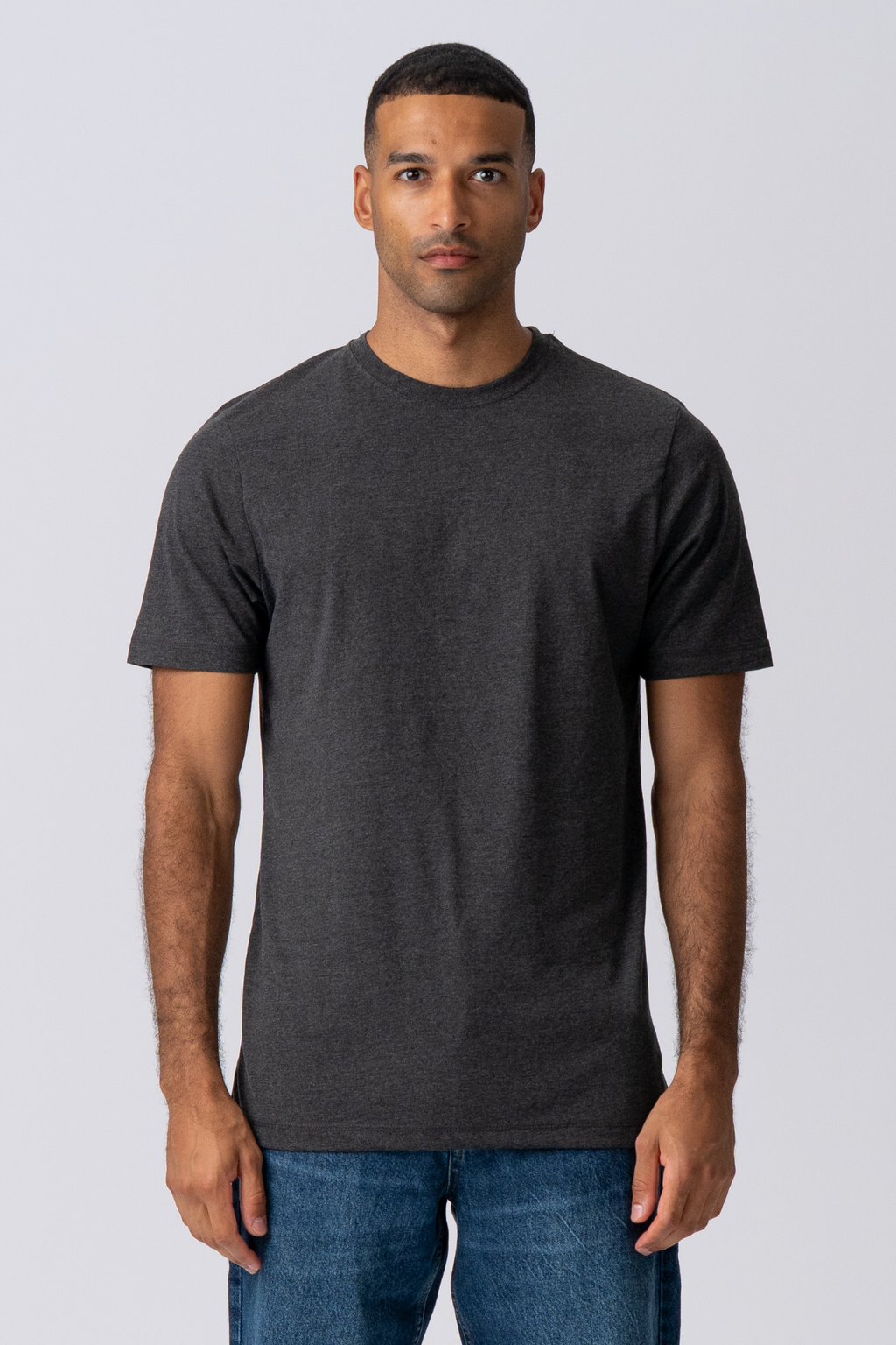 Basic Camiseta - Gris oscuro