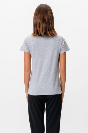 Camiseta básica - Oxford Gray