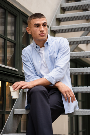 The Original Performance Oxford Shirt ™ ️ - Cashmere Blue (FS)