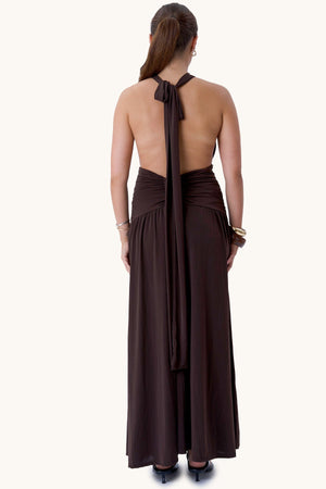 Olivia Dress - Brown
