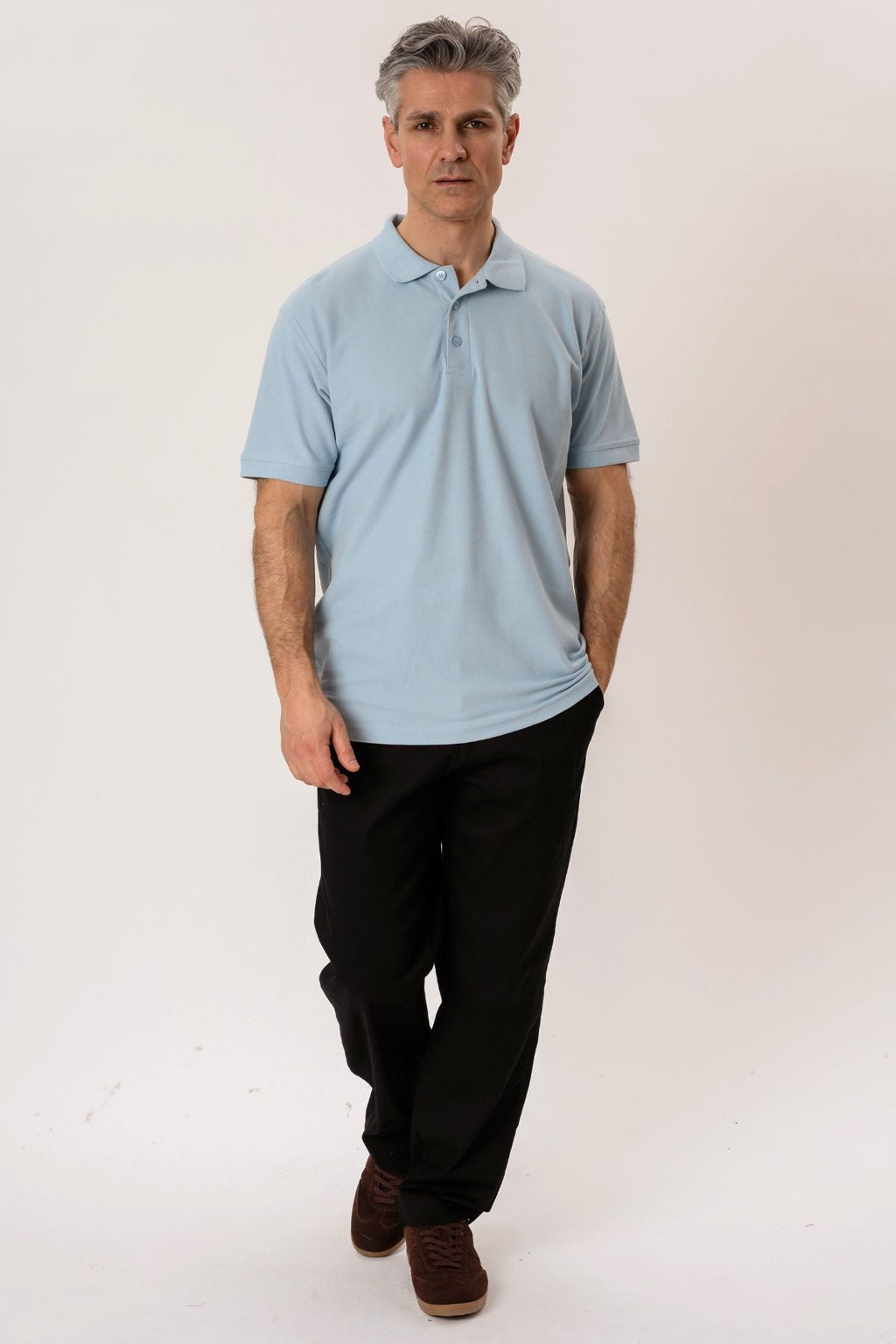 Basic Polo - Azul claro