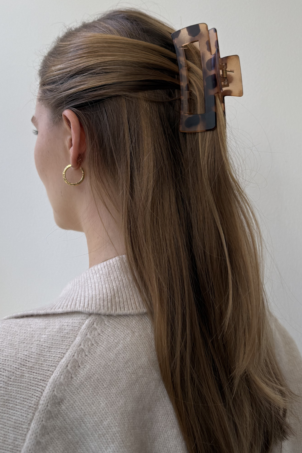 Lina Hair Clip - Leopard