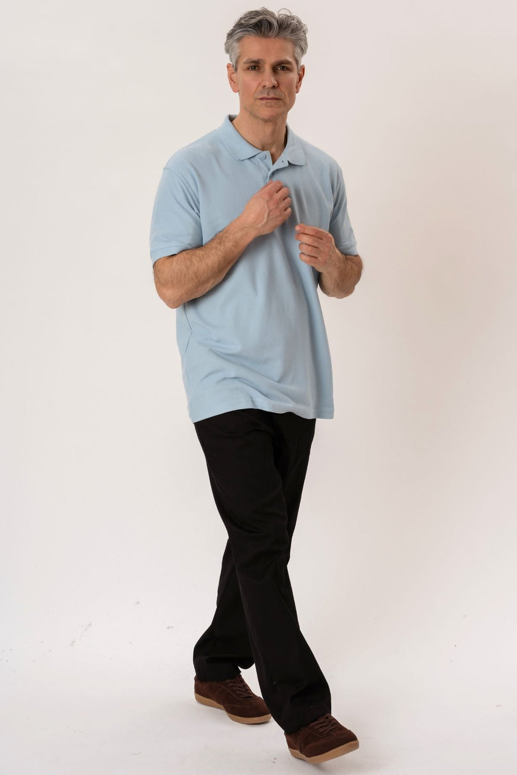 Basic Polo - Azul claro