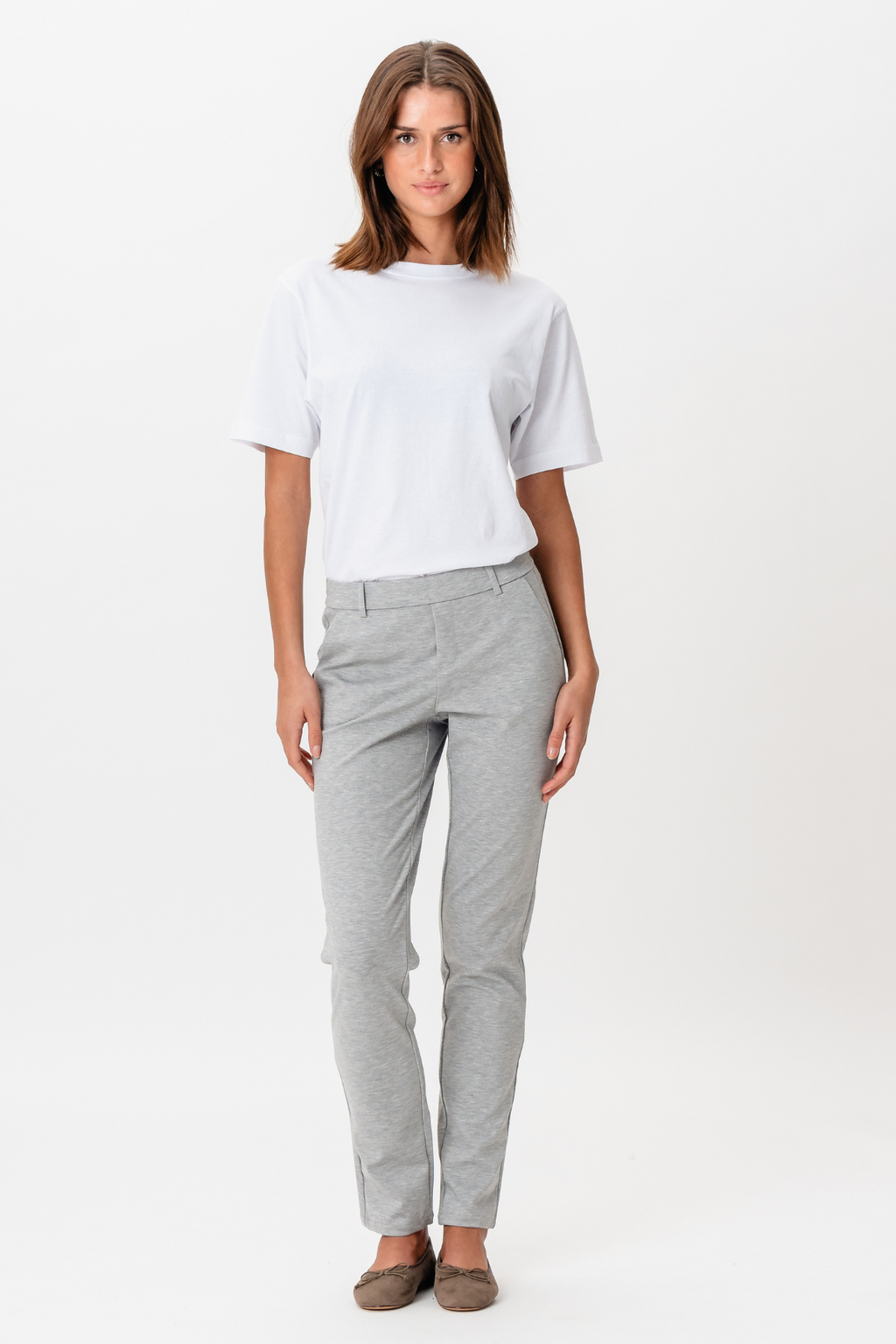 haylie Pants - Gris claro