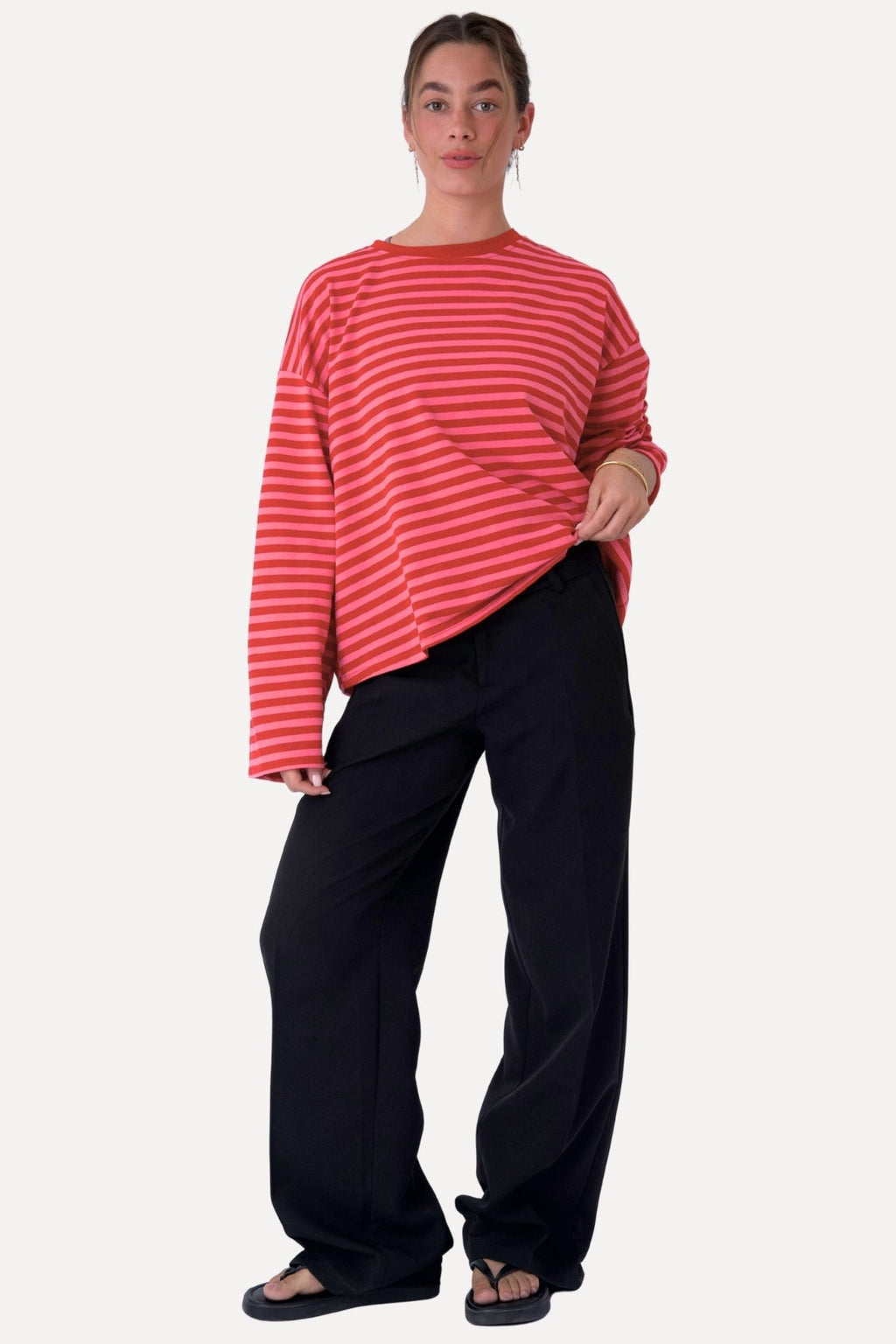 Blusa Cleo - Rojo/Rosa