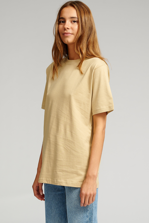 Camiseta de gran tamaño - beige