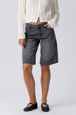 Denim Jorts - Denim negro