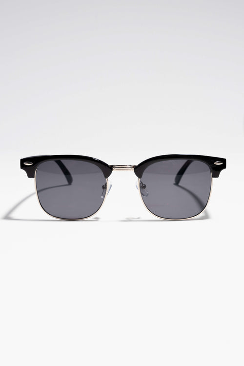 Gafas de sol James - Plata/Negro