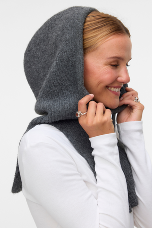 Elena Balaclava - Melange gris oscuro