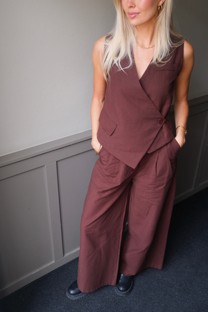 Chaleco de Melissa - Brown