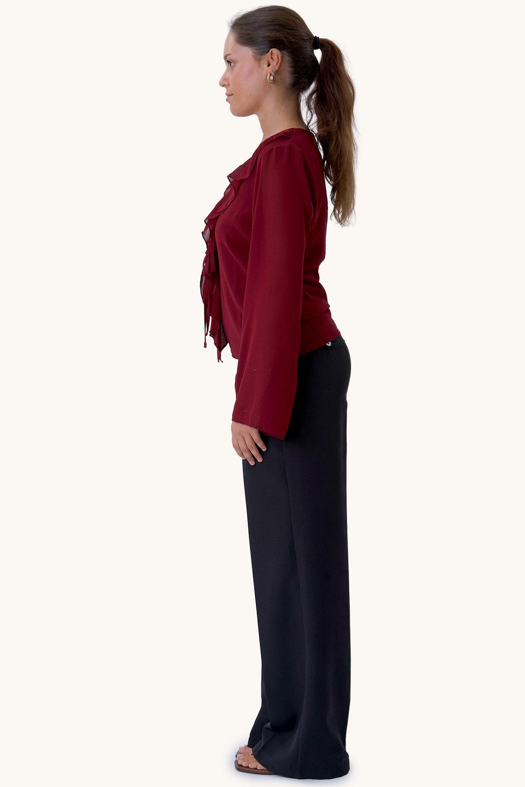 Blusa Alba - Burdeos
